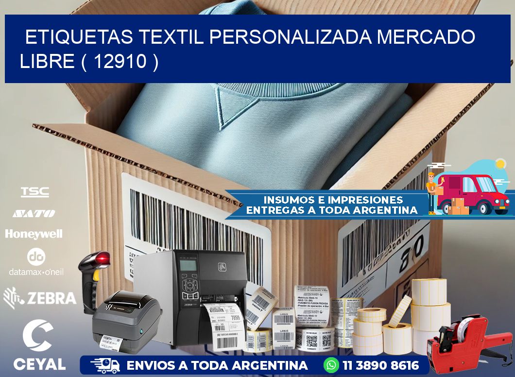 ETIQUETAS TEXTIL PERSONALIZADA MERCADO LIBRE ( 12910 )