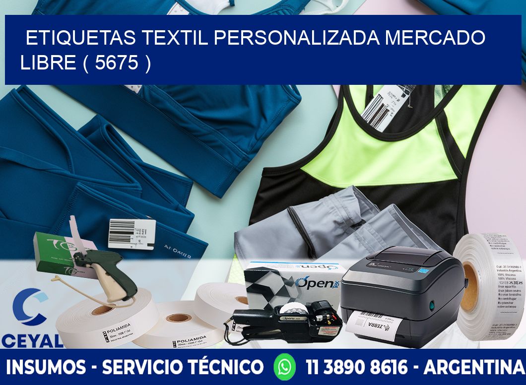 ETIQUETAS TEXTIL PERSONALIZADA MERCADO LIBRE ( 5675 )