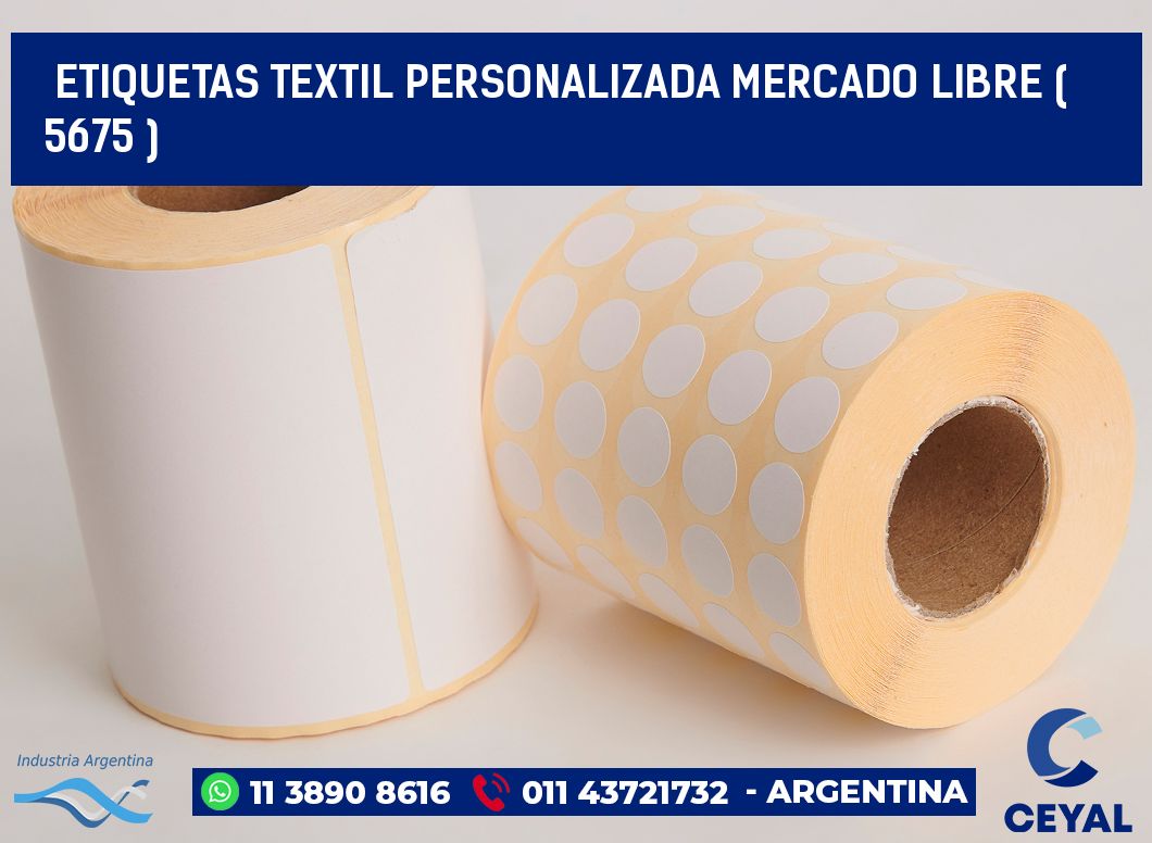 ETIQUETAS TEXTIL PERSONALIZADA MERCADO LIBRE ( 5675 )