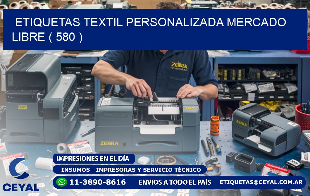 ETIQUETAS TEXTIL PERSONALIZADA MERCADO LIBRE ( 580 )