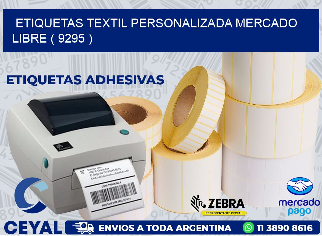 ETIQUETAS TEXTIL PERSONALIZADA MERCADO LIBRE ( 9295 )