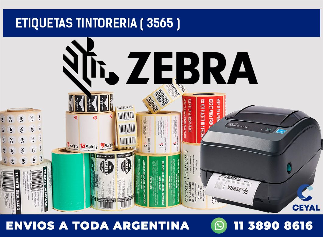 ETIQUETAS TINTORERIA ( 3565 )
