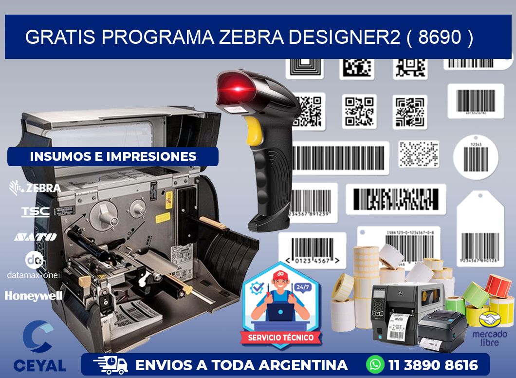 GRATIS PROGRAMA ZEBRA DESIGNER2 ( 8690 )