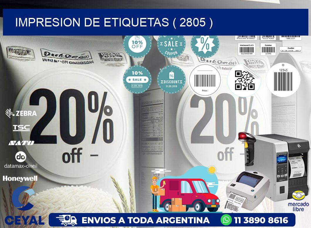 IMPRESION DE ETIQUETAS ( 2805 )