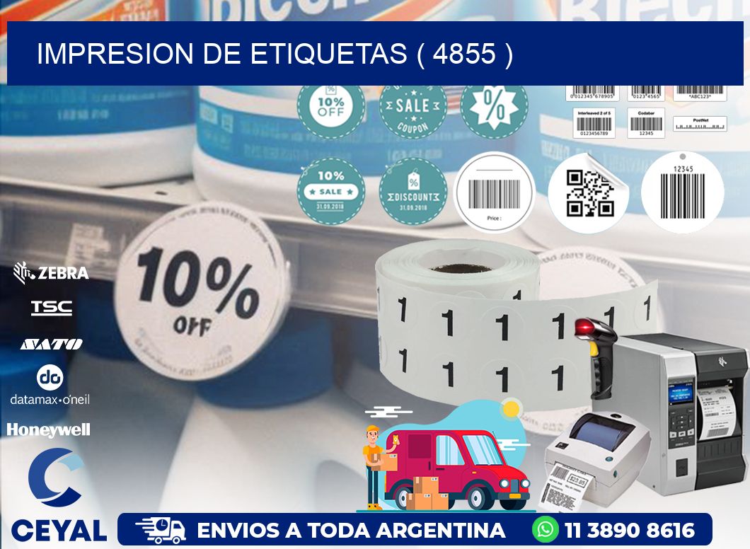 IMPRESION DE ETIQUETAS ( 4855 )