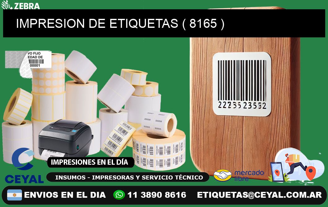 IMPRESION DE ETIQUETAS ( 8165 )