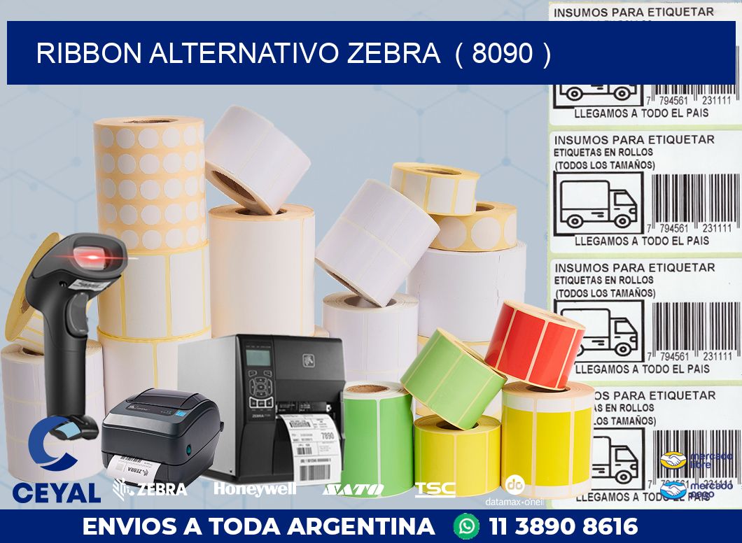 RIBBON ALTERNATIVO ZEBRA  ( 8090 )