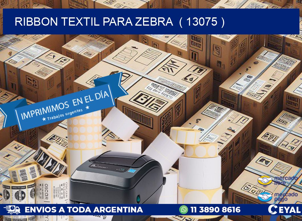 RIBBON TEXTIL PARA ZEBRA  ( 13075 )