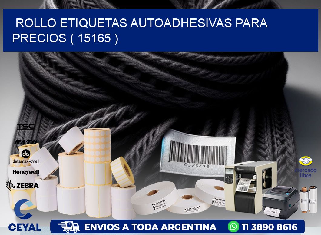 ROLLO ETIQUETAS AUTOADHESIVAS PARA PRECIOS ( 15165 )