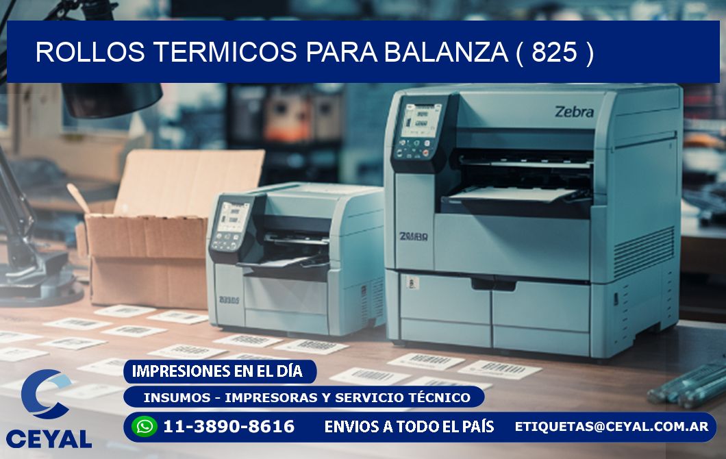 ROLLOS TERMICOS PARA BALANZA ( 825 )