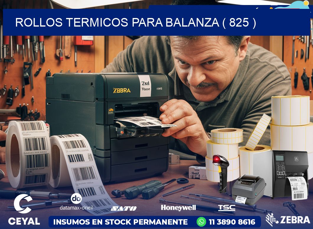 ROLLOS TERMICOS PARA BALANZA ( 825 )
