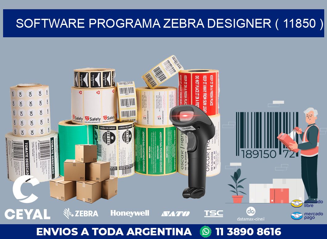 SOFTWARE PROGRAMA ZEBRA DESIGNER ( 11850 )