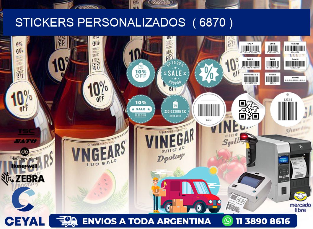 STICKERS PERSONALIZADOS  ( 6870 )