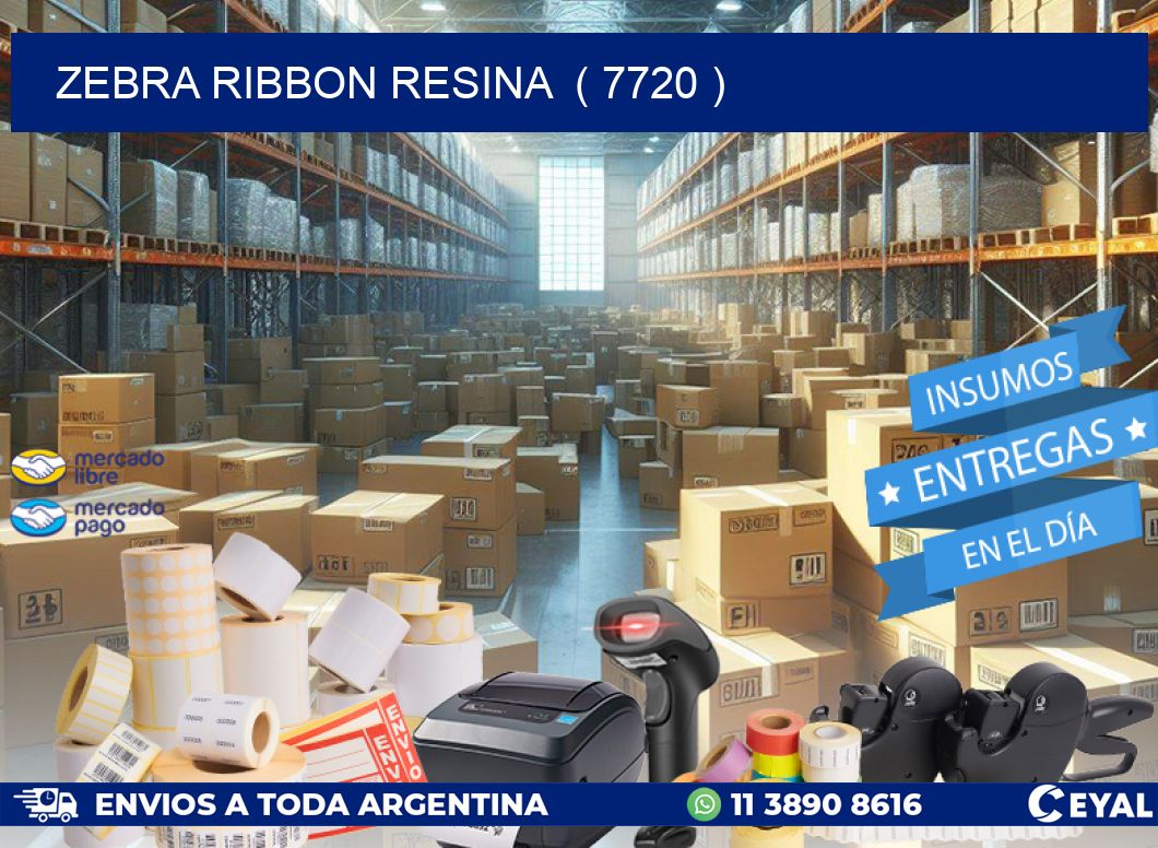 ZEBRA RIBBON RESINA  ( 7720 )