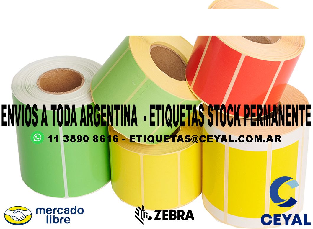 1000 ETIQUETAS 79 x 94 x 1000