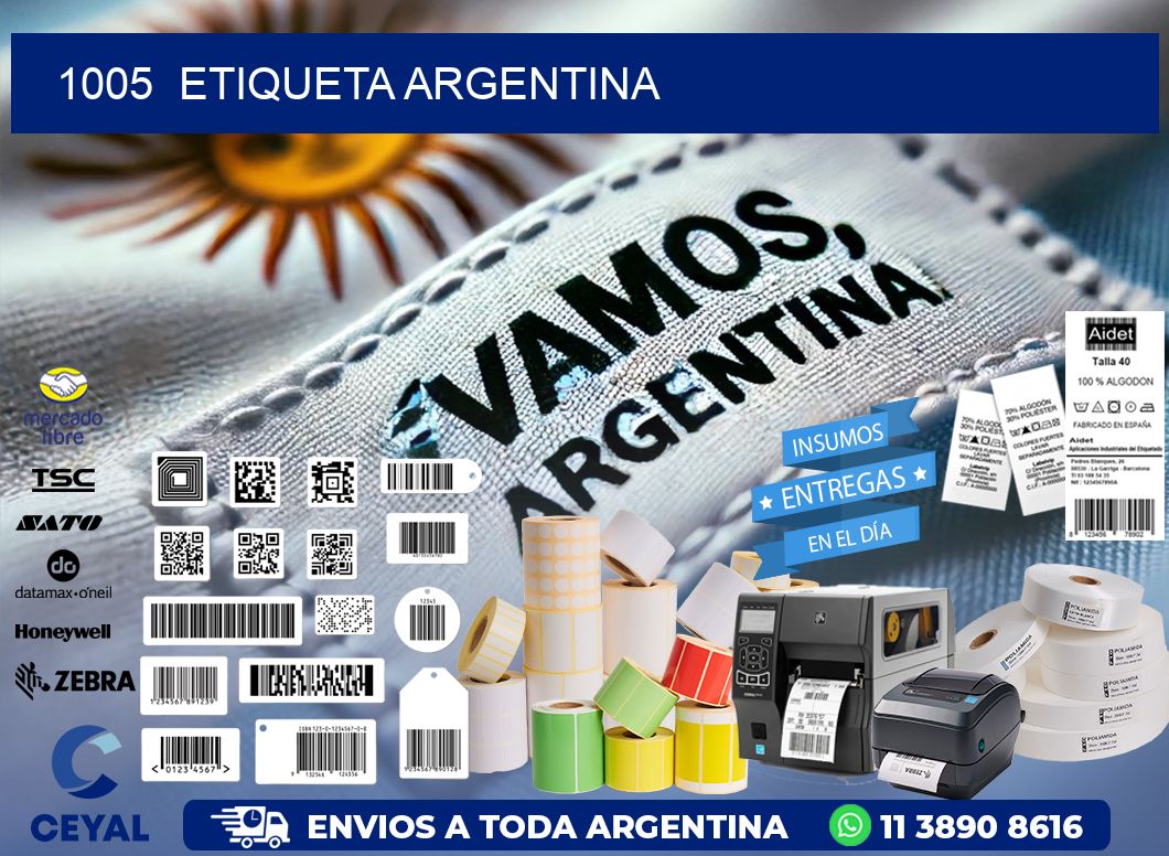 1005  ETIQUETA ARGENTINA
