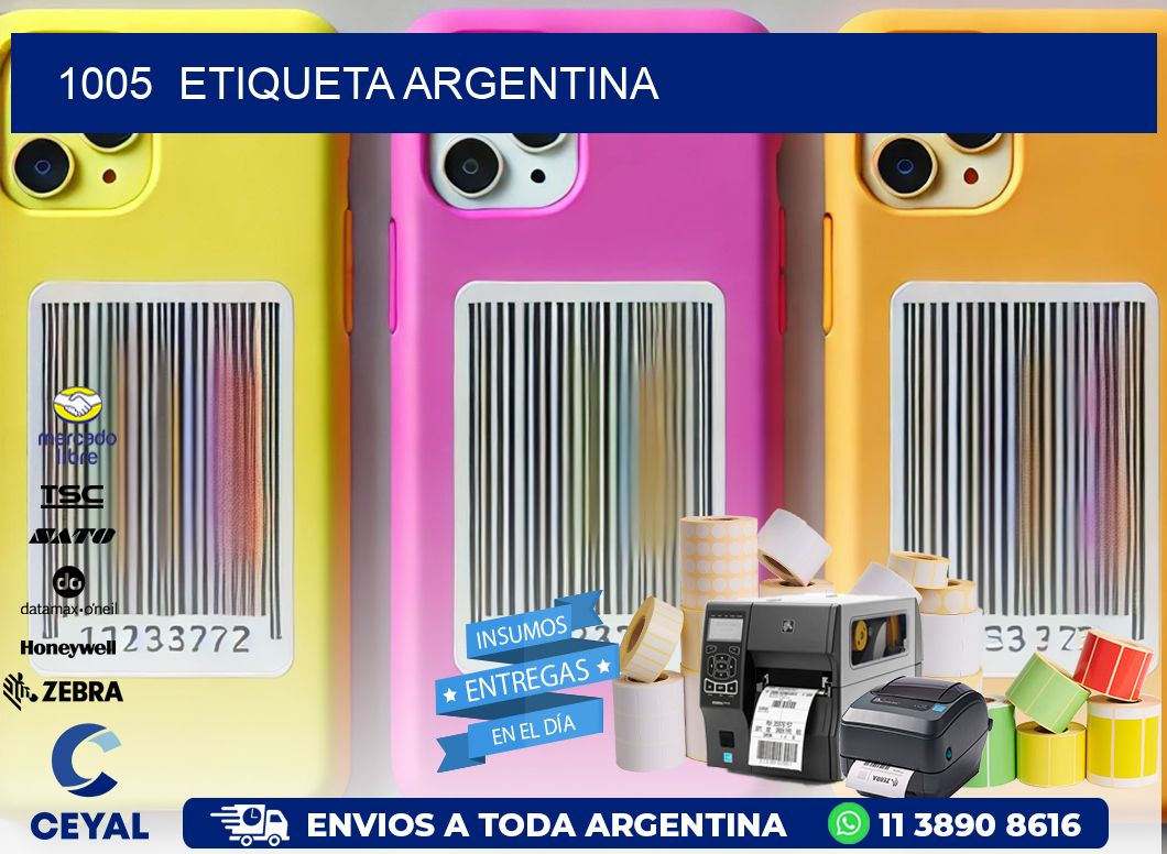 1005  ETIQUETA ARGENTINA