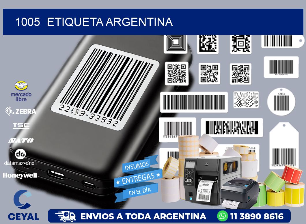 1005  ETIQUETA ARGENTINA
