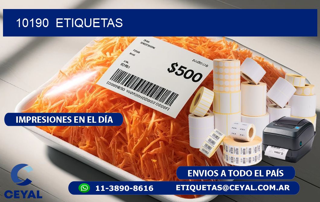 10190  ETIQUETAS