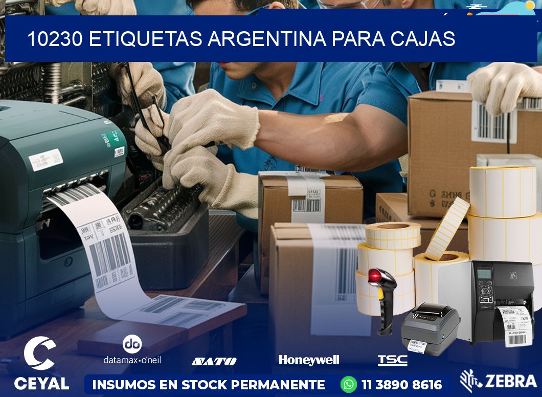 10230 ETIQUETAS ARGENTINA PARA CAJAS