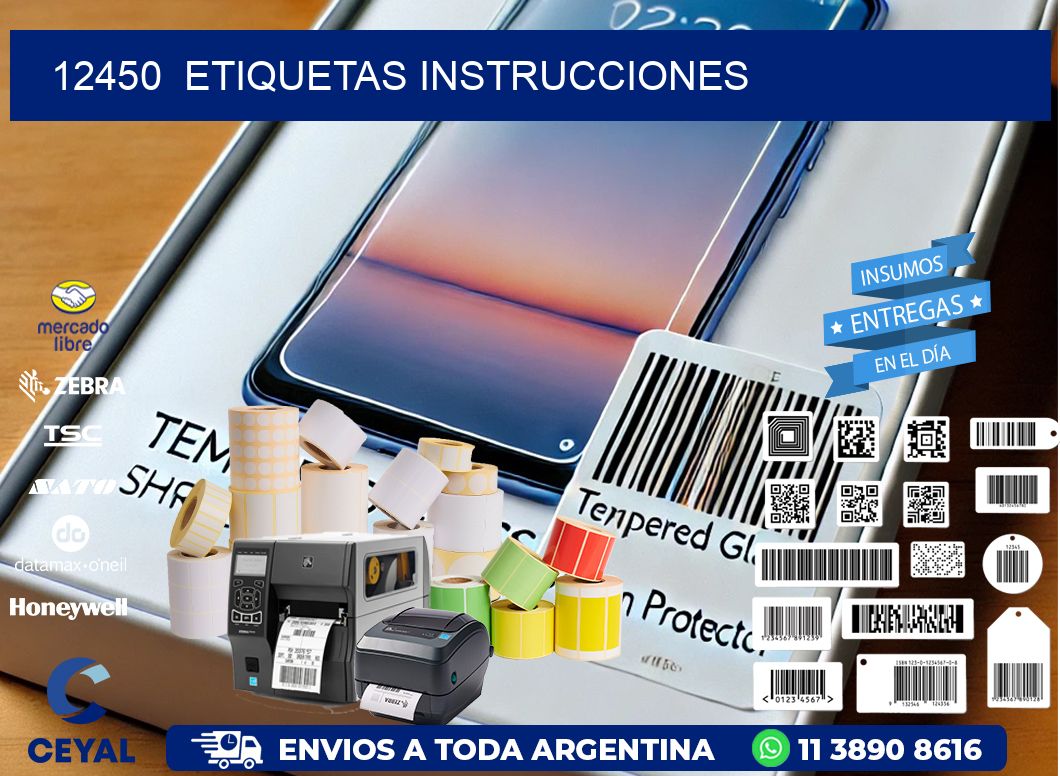 12450  ETIQUETAS INSTRUCCIONES