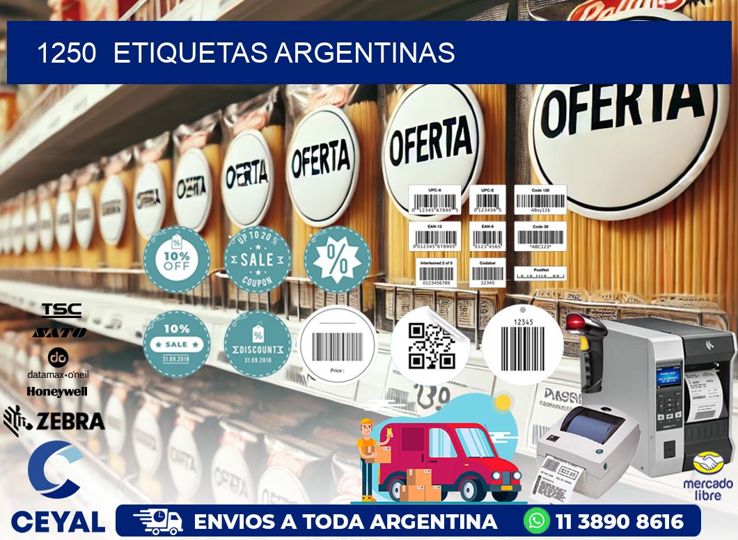 1250  ETIQUETAS ARGENTINAS