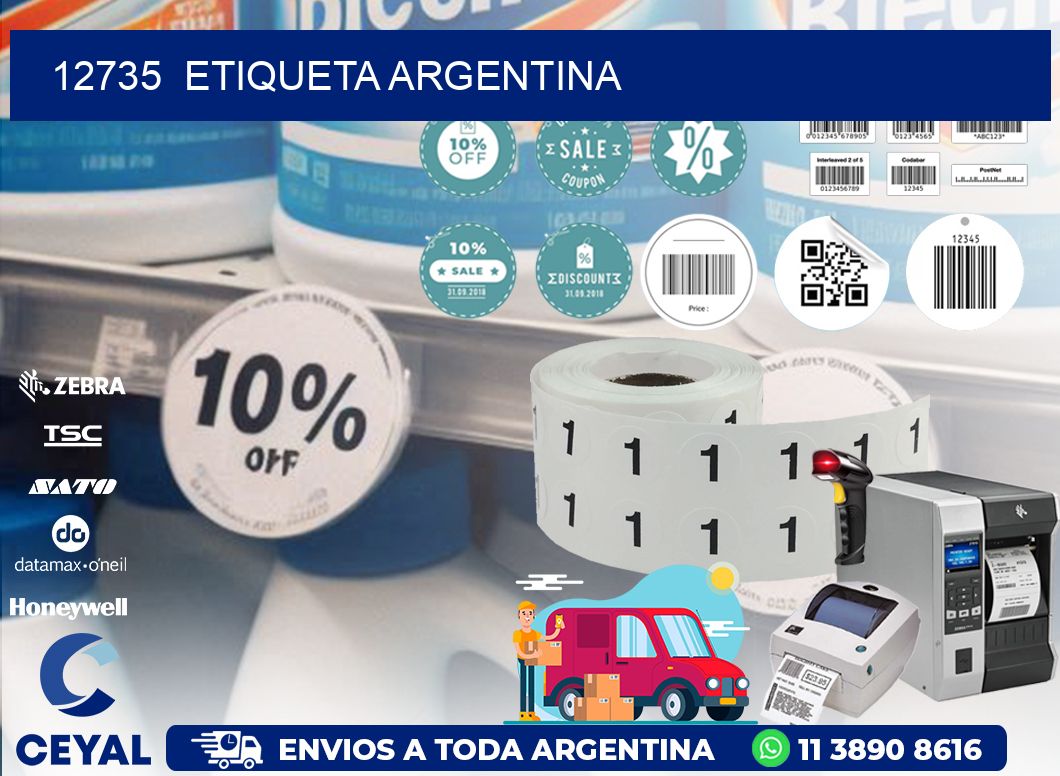 12735  ETIQUETA ARGENTINA