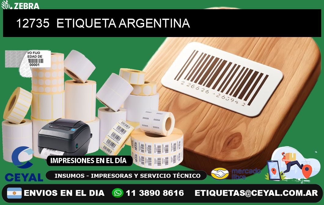 12735  ETIQUETA ARGENTINA