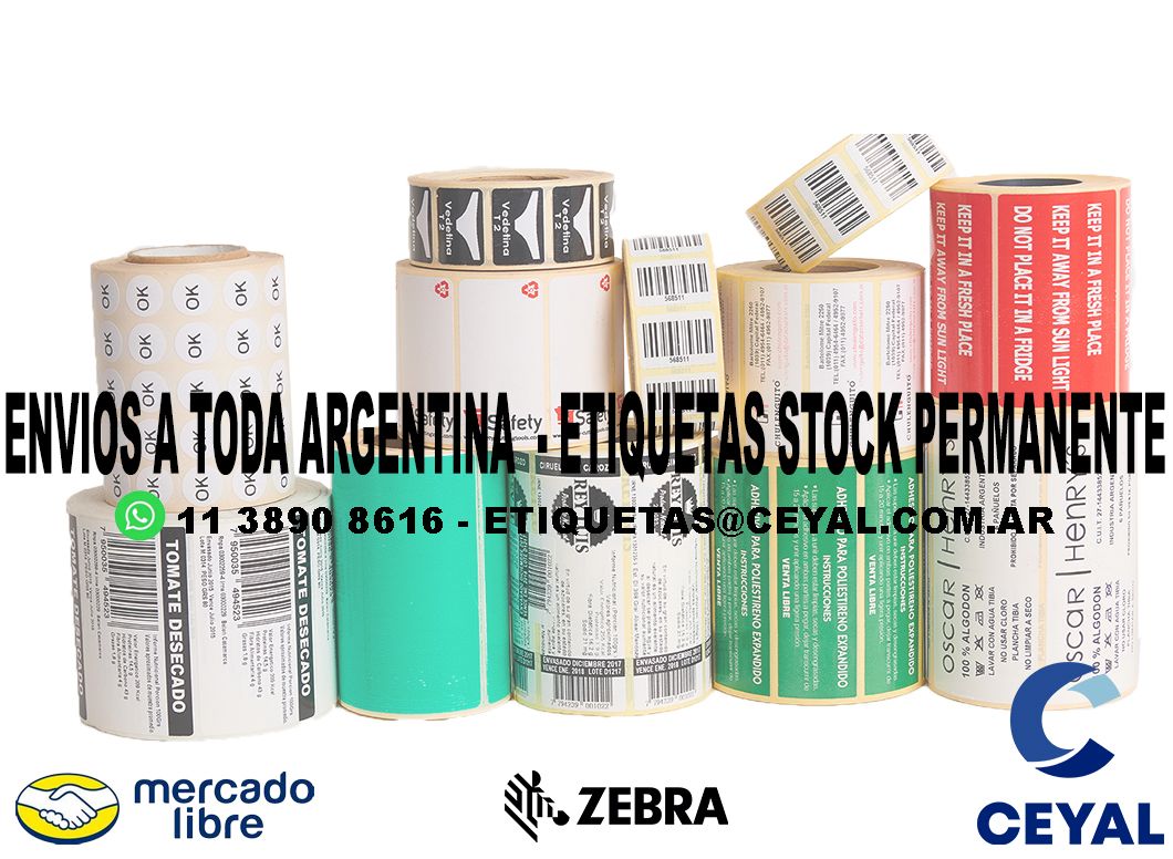 1300 ETIQUETAS PERSONALIZADAS 49 x 91