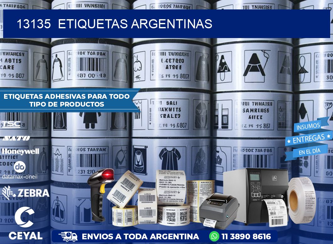 13135  ETIQUETAS ARGENTINAS