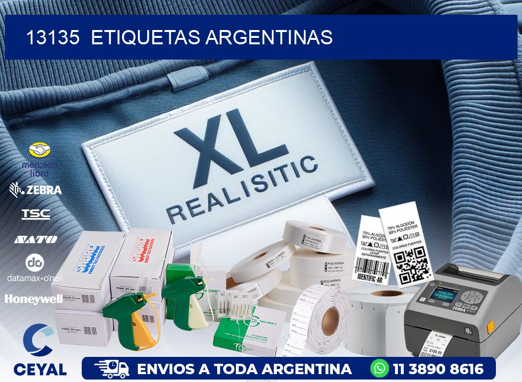 13135  ETIQUETAS ARGENTINAS