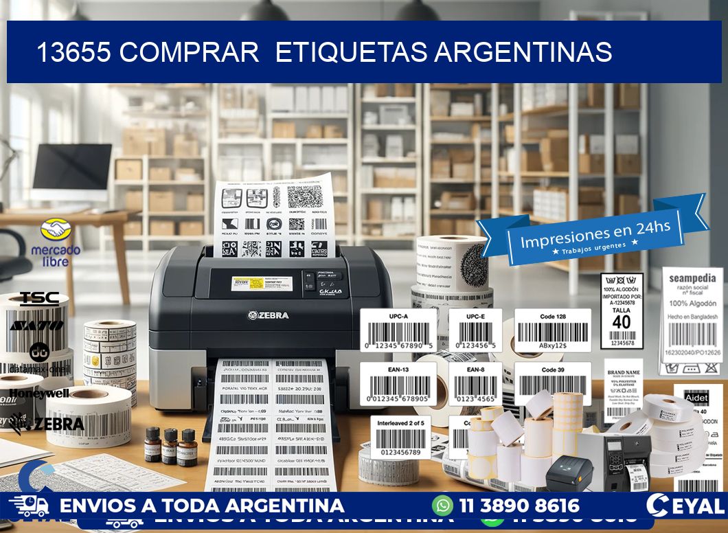 13655 COMPRAR  ETIQUETAS ARGENTINAS