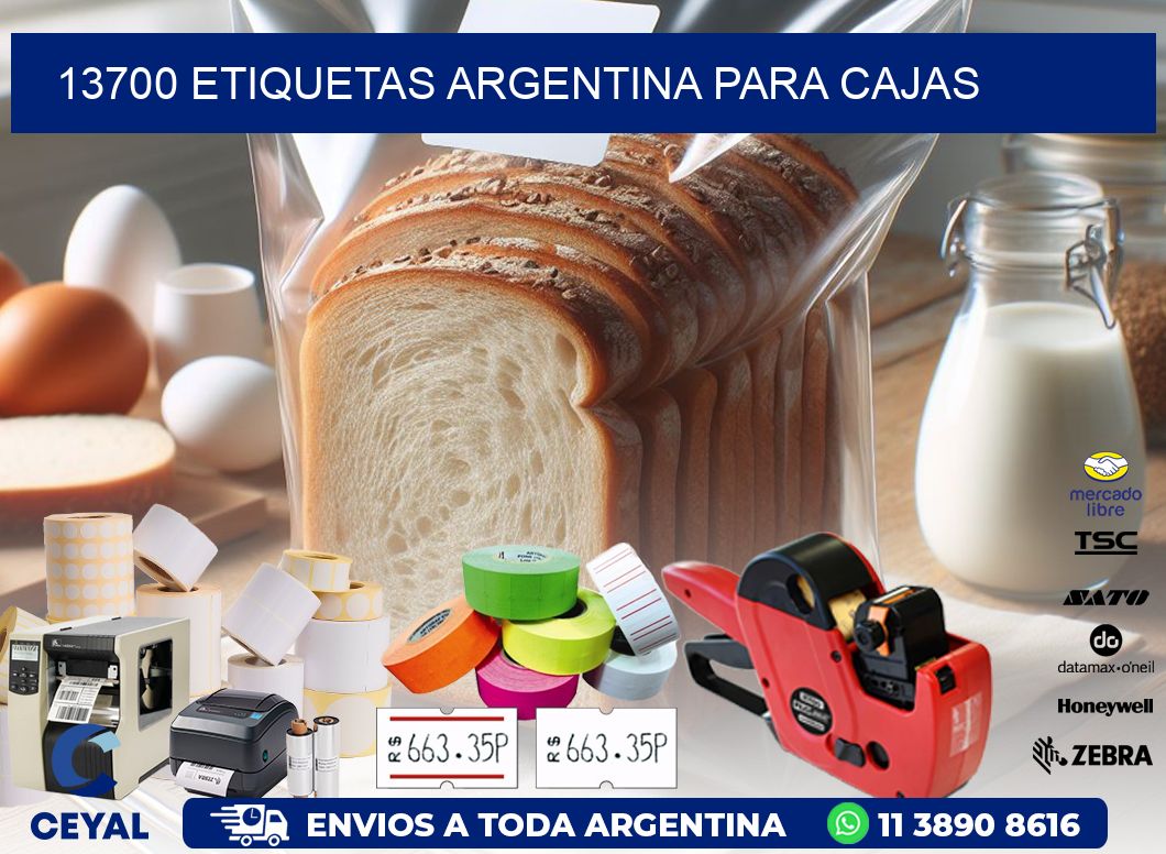 13700 ETIQUETAS ARGENTINA PARA CAJAS