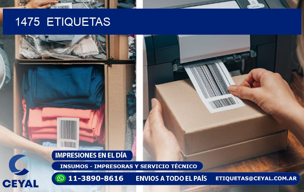 1475  ETIQUETAS