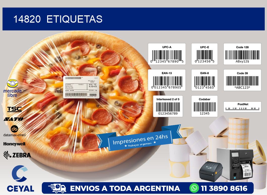 14820  ETIQUETAS