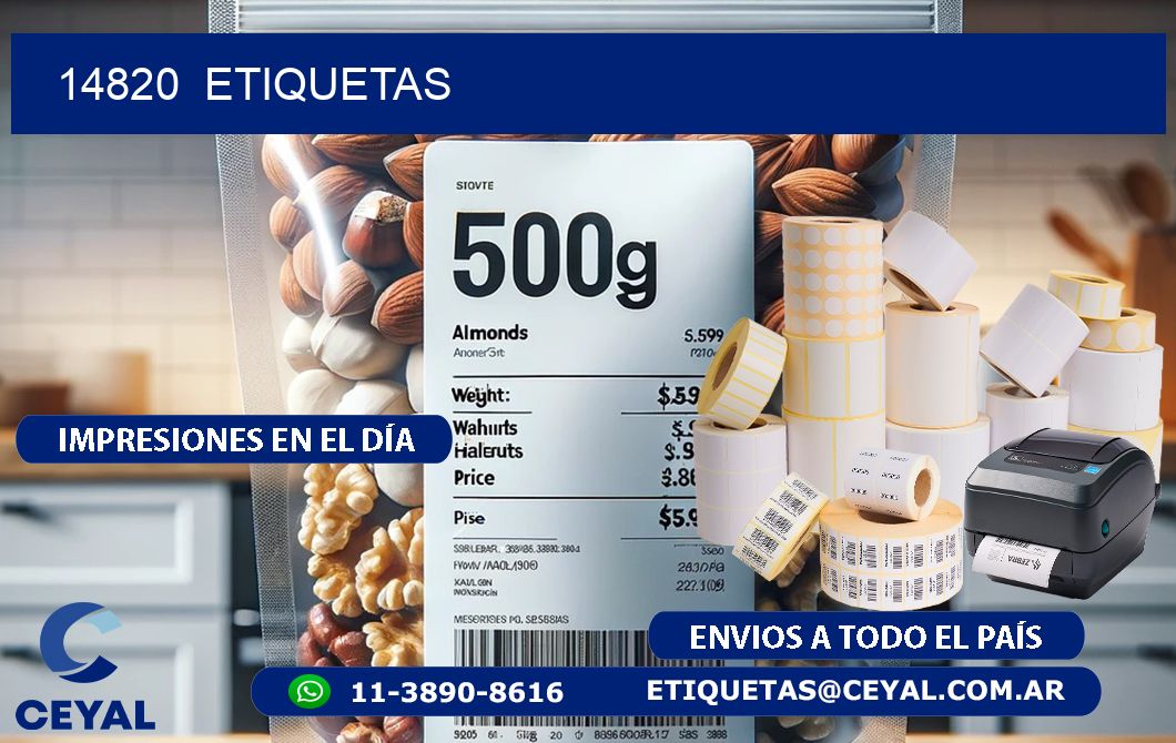 14820  ETIQUETAS