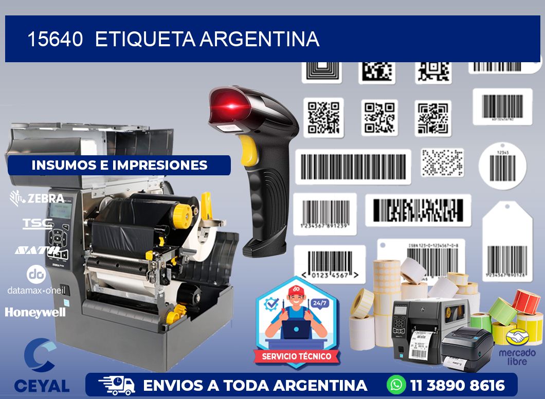 15640  ETIQUETA ARGENTINA
