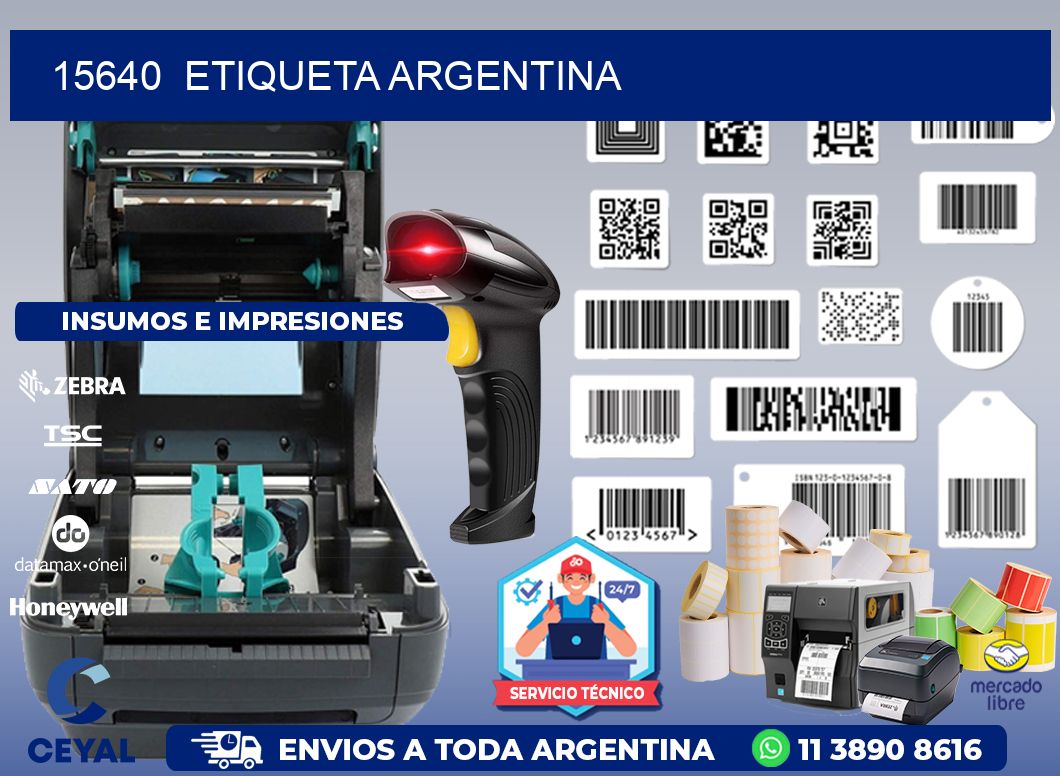 15640  ETIQUETA ARGENTINA