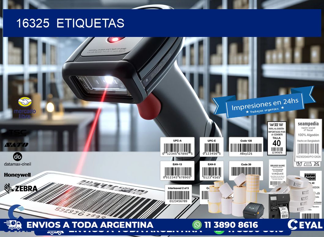 16325  ETIQUETAS