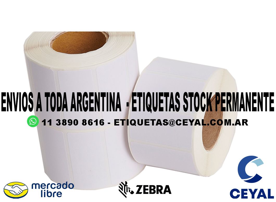 1800 ETIQUETAS PERSONALIZADAS 26 x 73