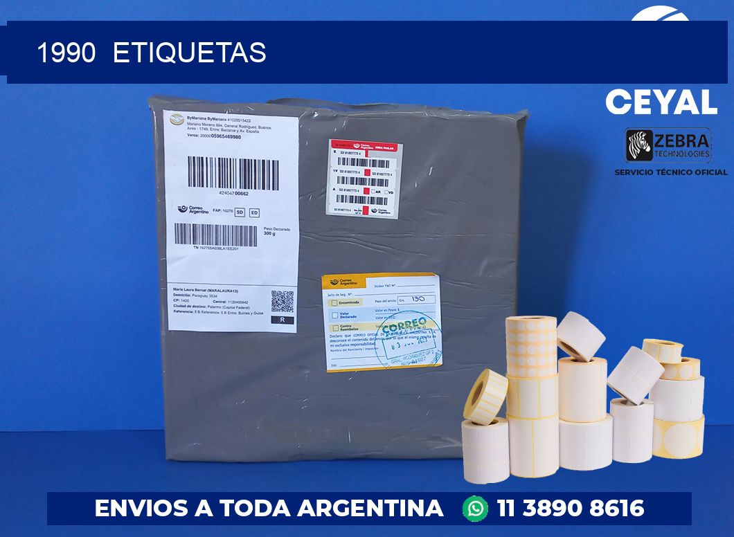 1990  ETIQUETAS