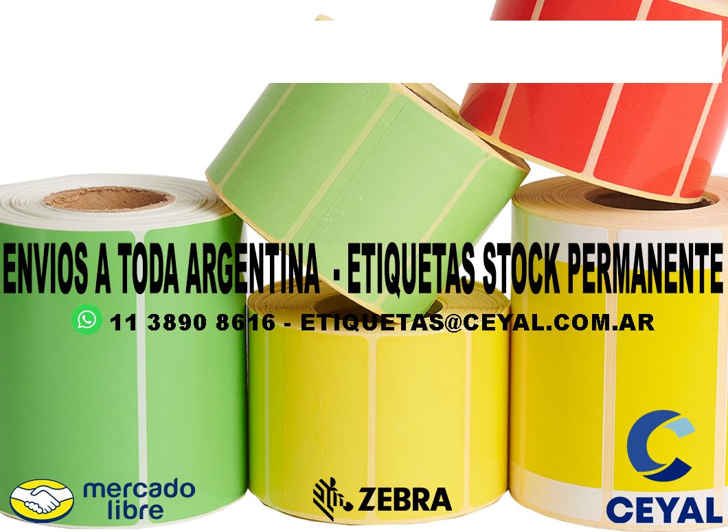 2000 ETIQUETAS PERSONALIZADAS 20 x 89