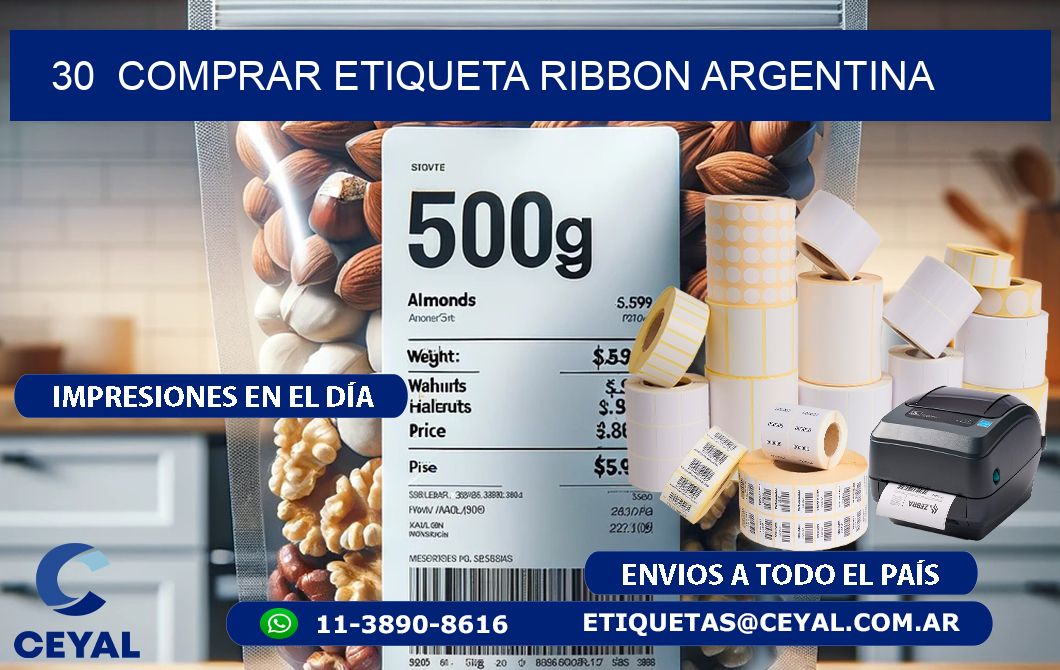 30  COMPRAR ETIQUETA RIBBON ARGENTINA