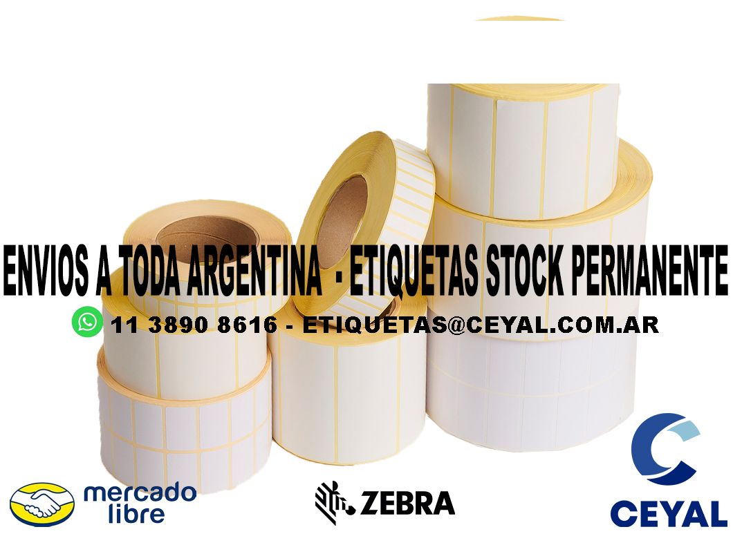 300 ETIQUETAS PERSONALIZADAS 69 x 40