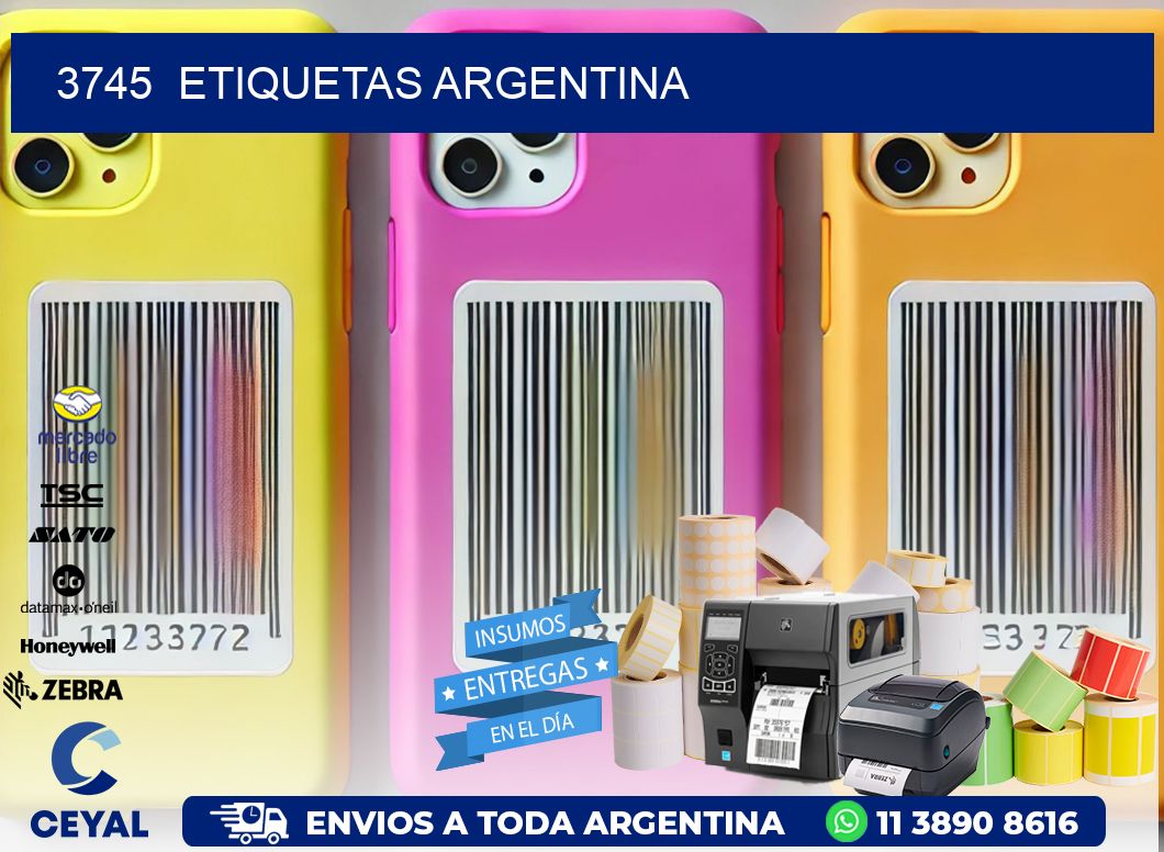 3745  ETIQUETAS ARGENTINA