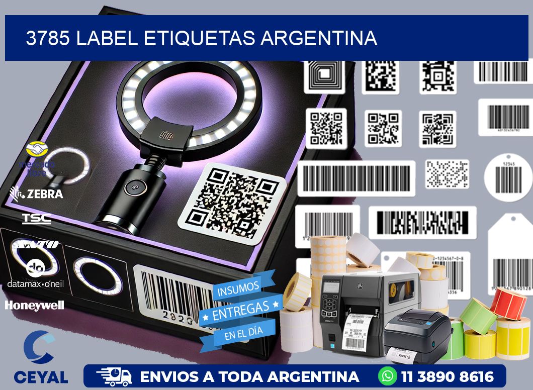 3785 LABEL ETIQUETAS ARGENTINA
