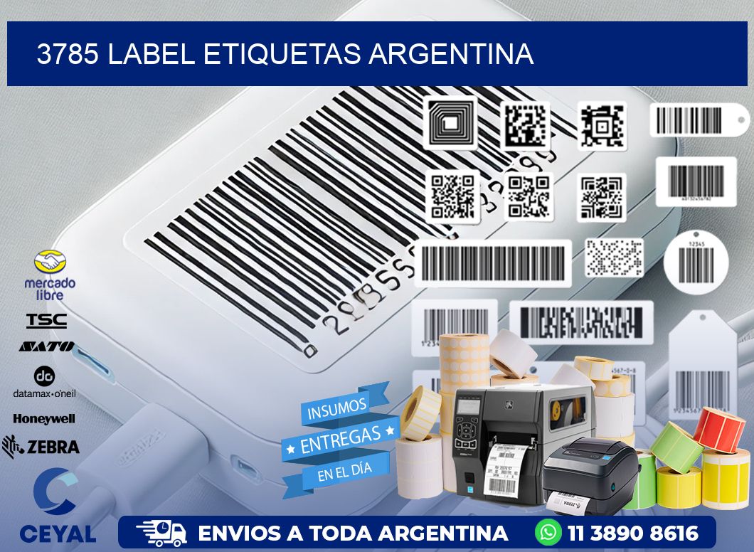3785 LABEL ETIQUETAS ARGENTINA
