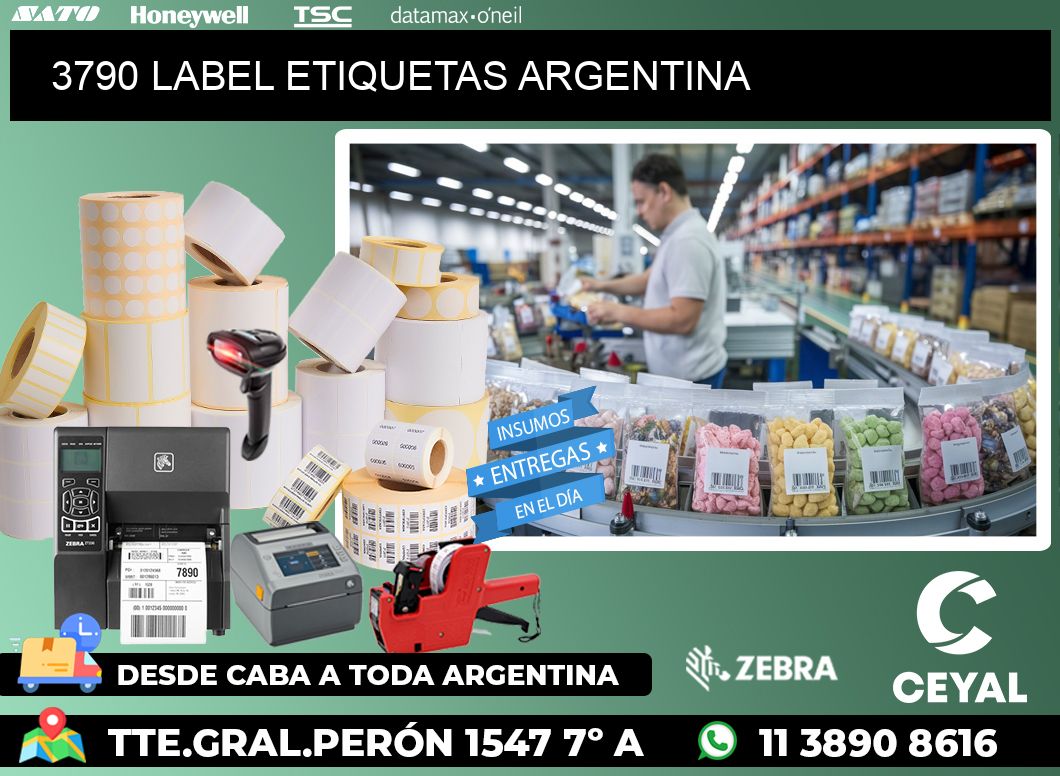 3790 LABEL ETIQUETAS ARGENTINA