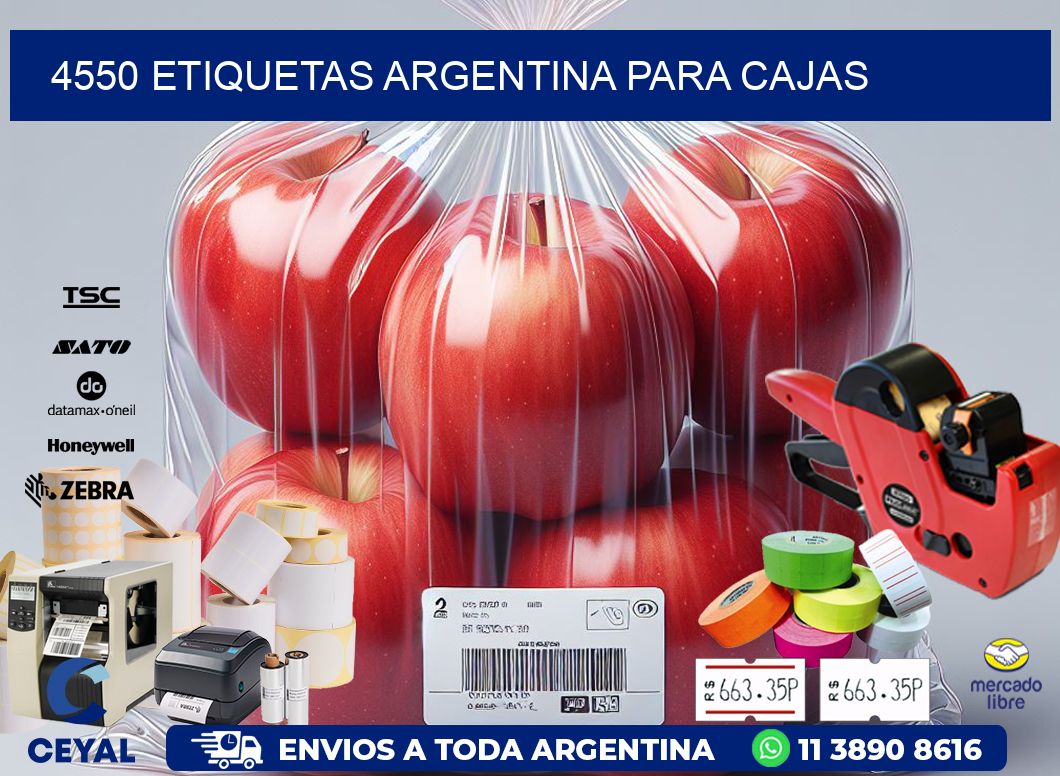 4550 ETIQUETAS ARGENTINA PARA CAJAS