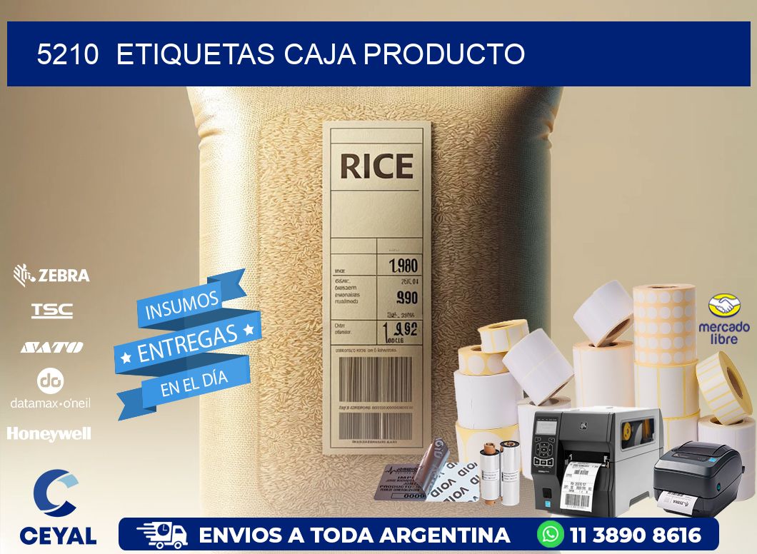 5210  ETIQUETAS CAJA PRODUCTO